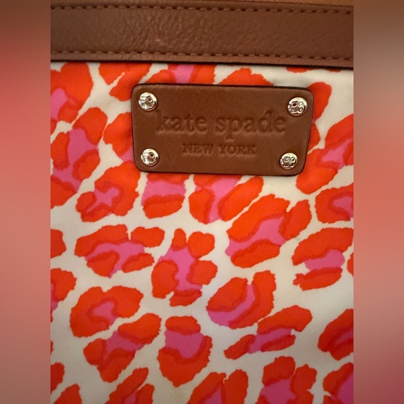 Kate Spade Vibrant Orange and Tan Crossbody Bag - Picture 2 of 16